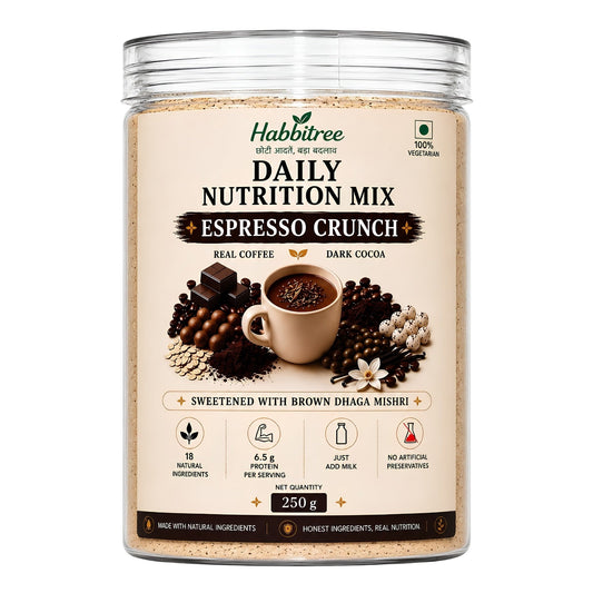 Habbitree Daily Nutrition Mix Espresso Crunch 250g front product image