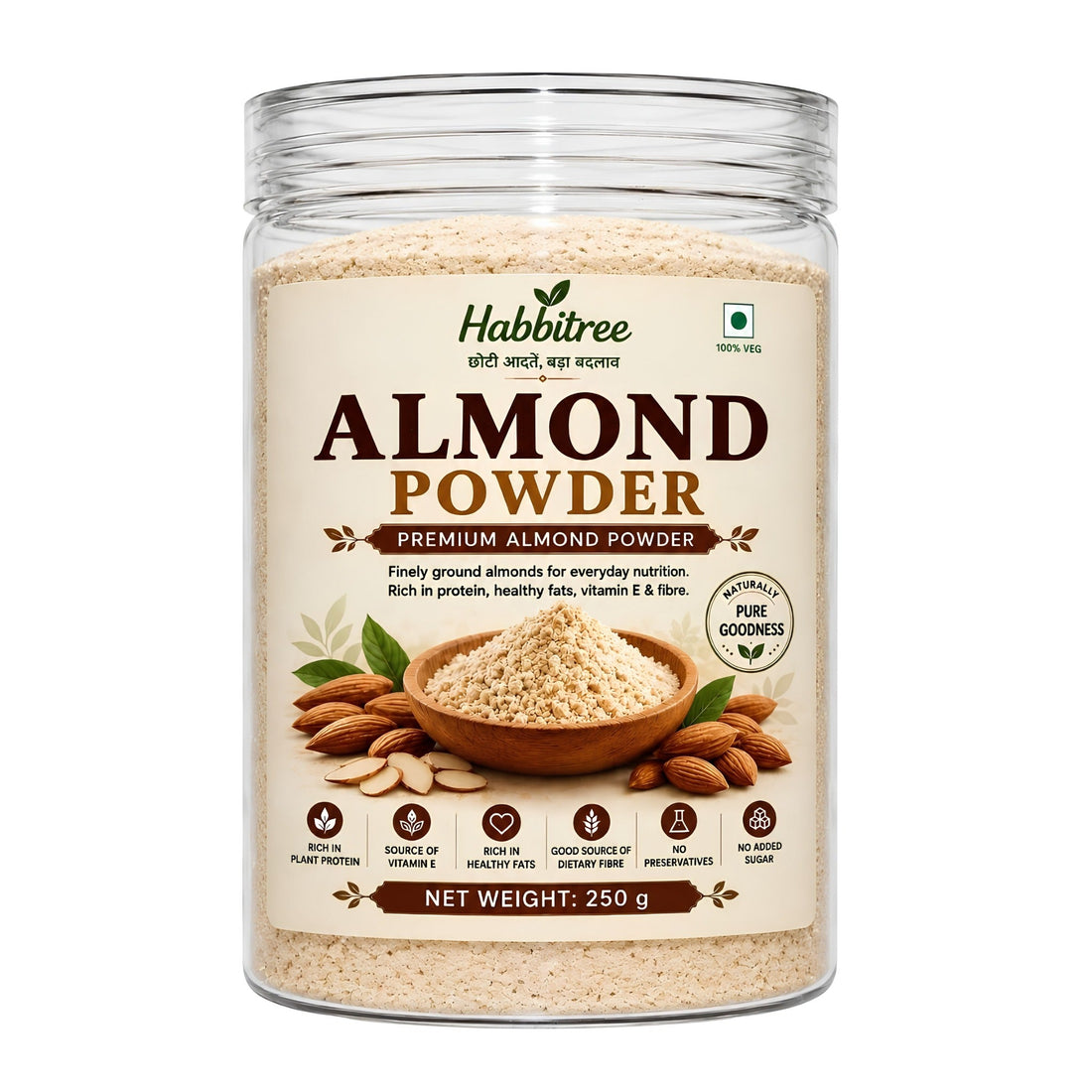 Habbitree Premium Almond Powder 250g