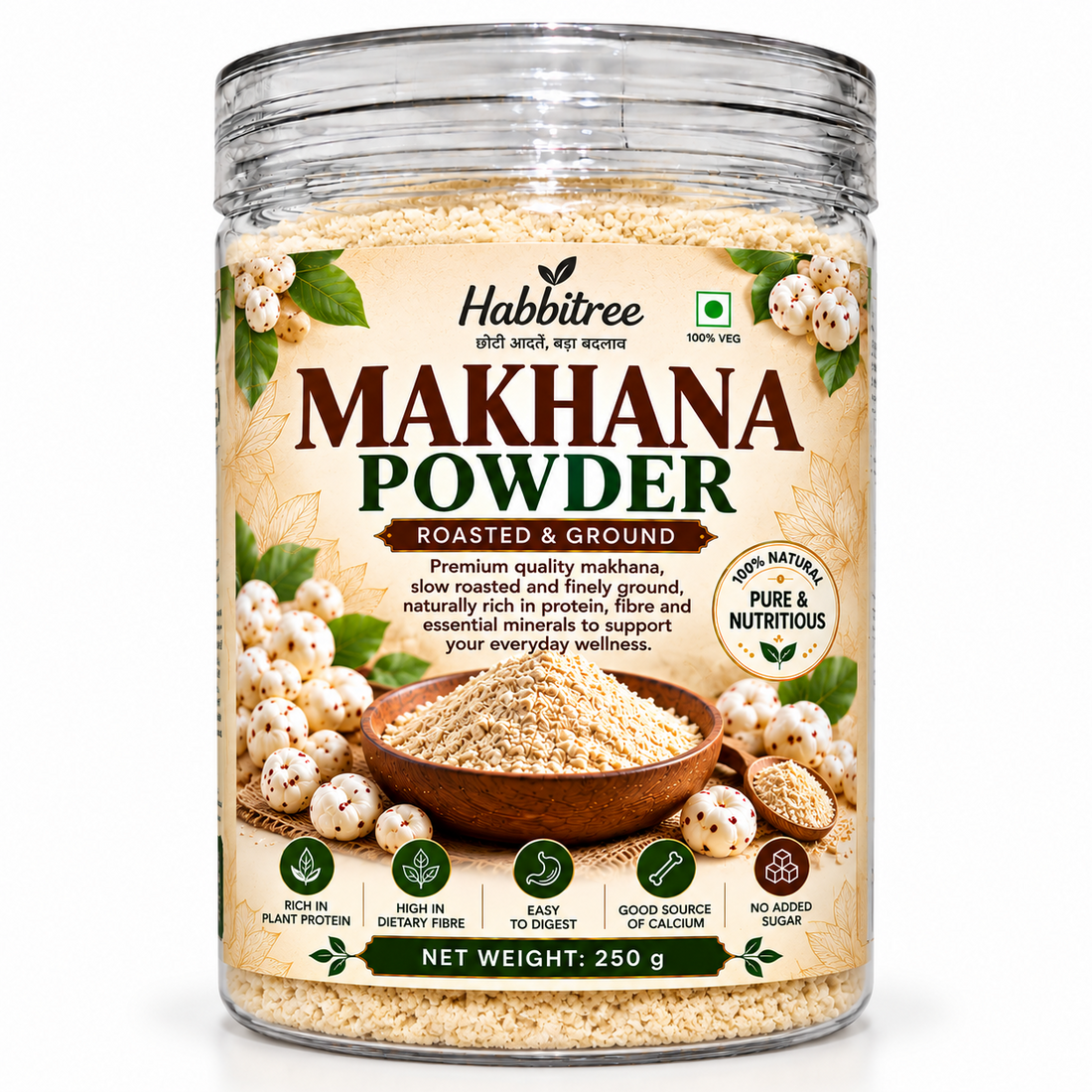 Habbitree 100% Makhana Powder 250 g