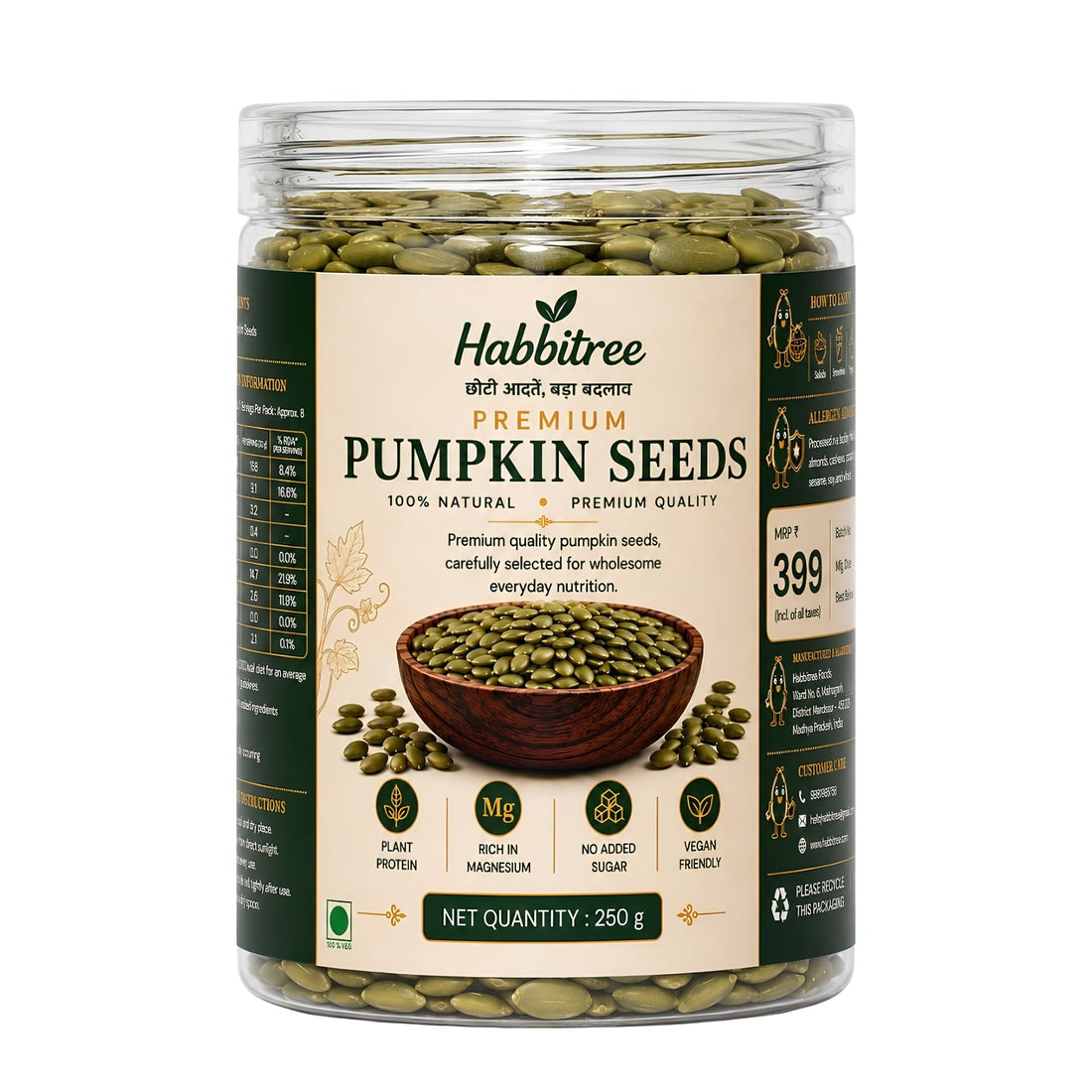Habbitree Premium Pumpkin Seeds