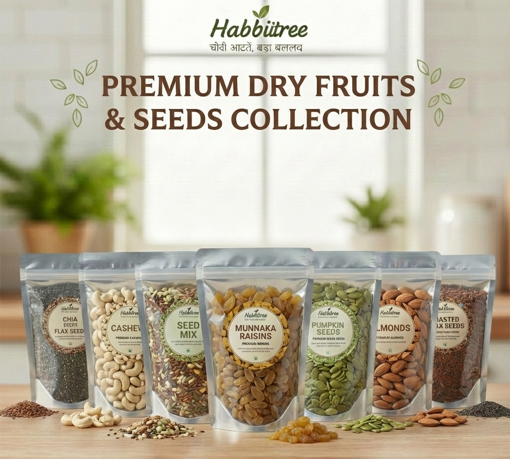 Habbitree premium dry fruits and seeds collection – natural, preservative-free daily nutrition