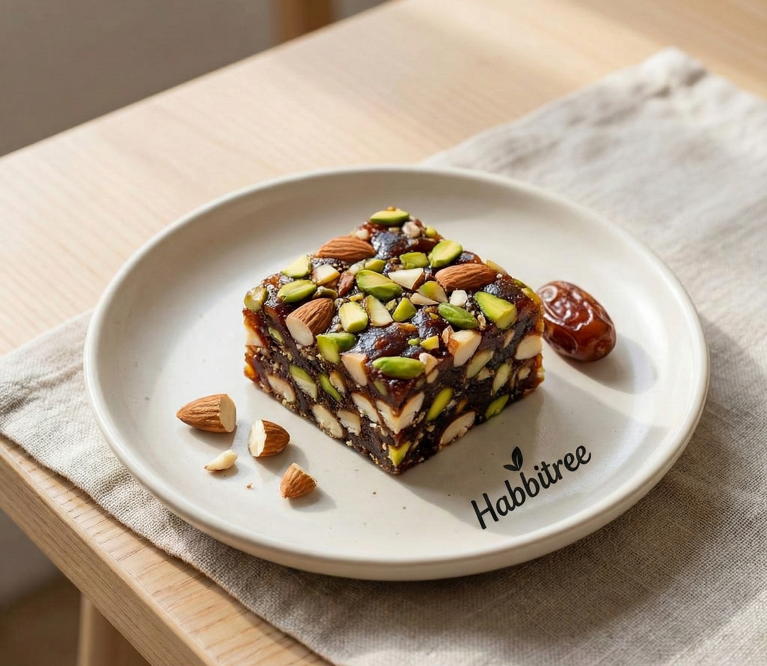 Khajur Bite by Habbitree packed fresh with dates, nuts and seeds with no added sugar