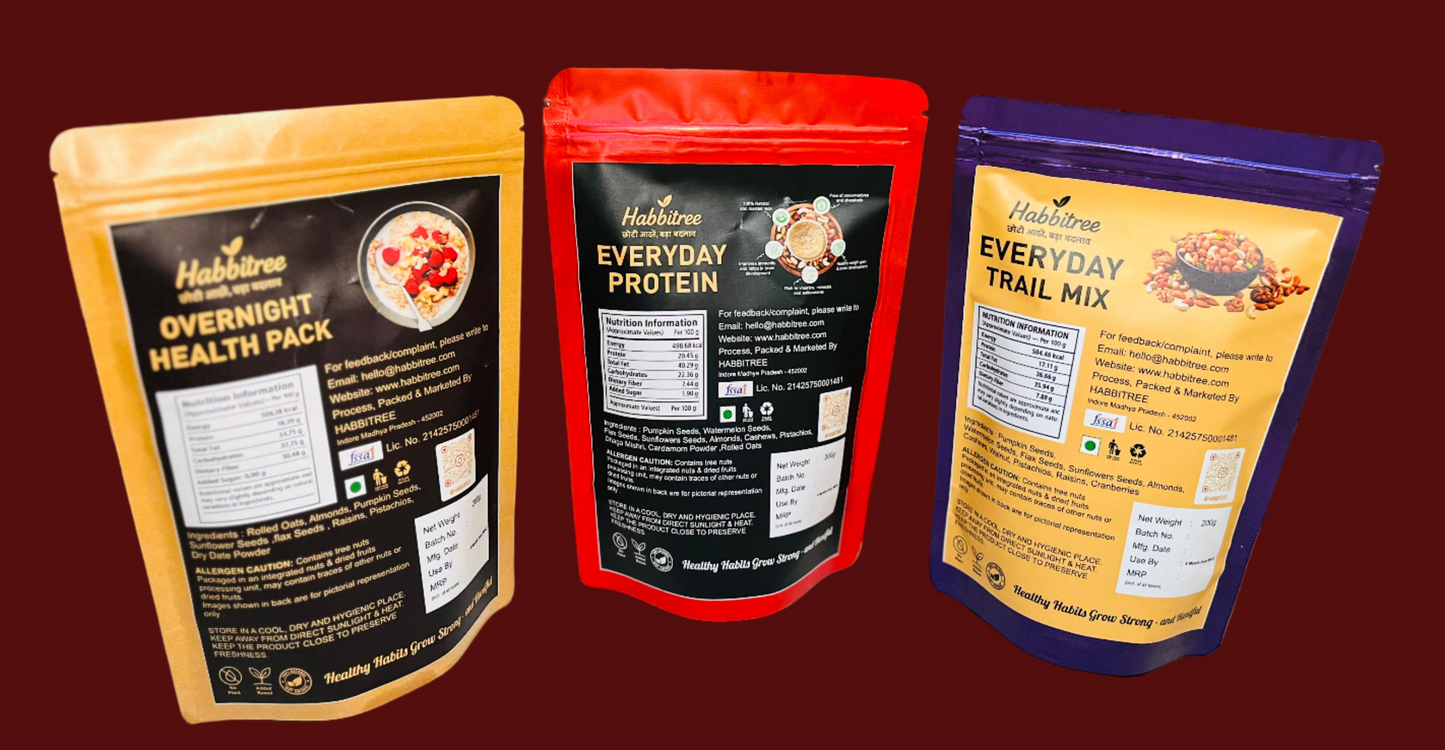 Habbitree Wellness Combo Pack Daily Nutrition Essentials