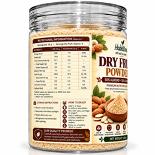 Habbitree Dry Fruit Powder nutrition and usage information