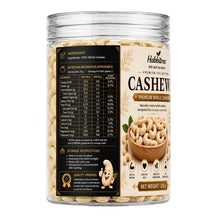 Habbitree Premium Whole Cashews 250g product information and nutrition